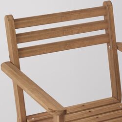 Set mobilier de gradina Ikea Askholmen/Froson/Duvholmen 4 scaune/cu cotiere 143x75 (Maro Inchis/Bej) Thumb