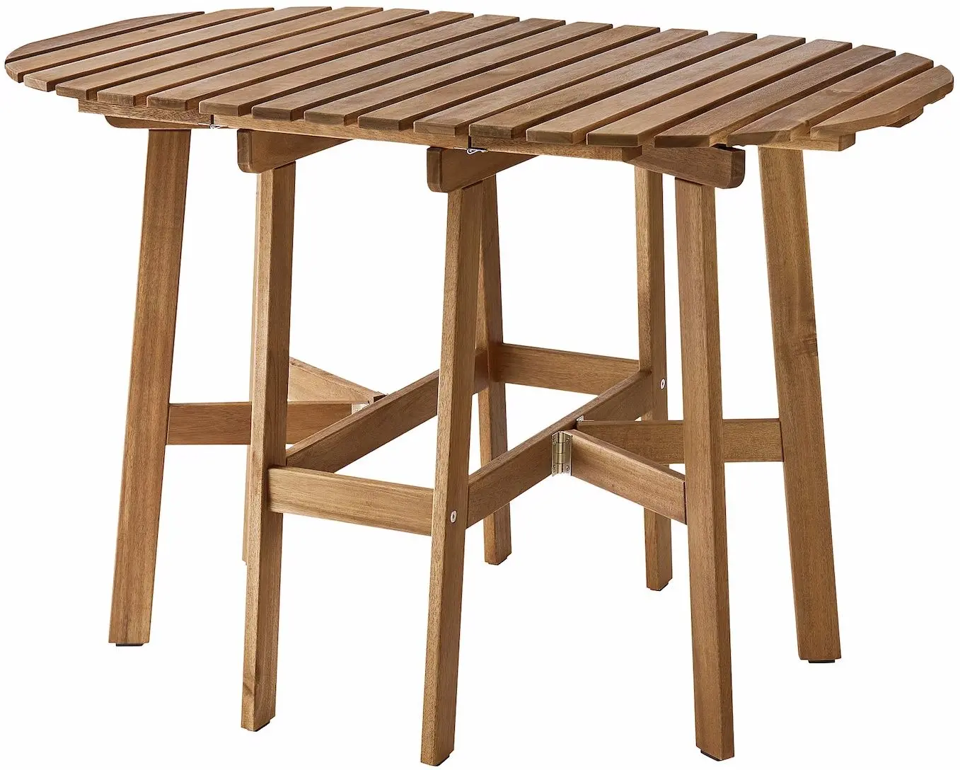 Set mobilier de gradina Ikea Askholmen/Froson/Duvholmen 4 scaune/pliabil 60x30 (Maro Inchis/Bej)