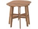 Set mobilier de gradina Ikea Askholmen/Froson/Duvholmen 4 scaune/pliabil 60x30 (Maro Inchis/Bej)