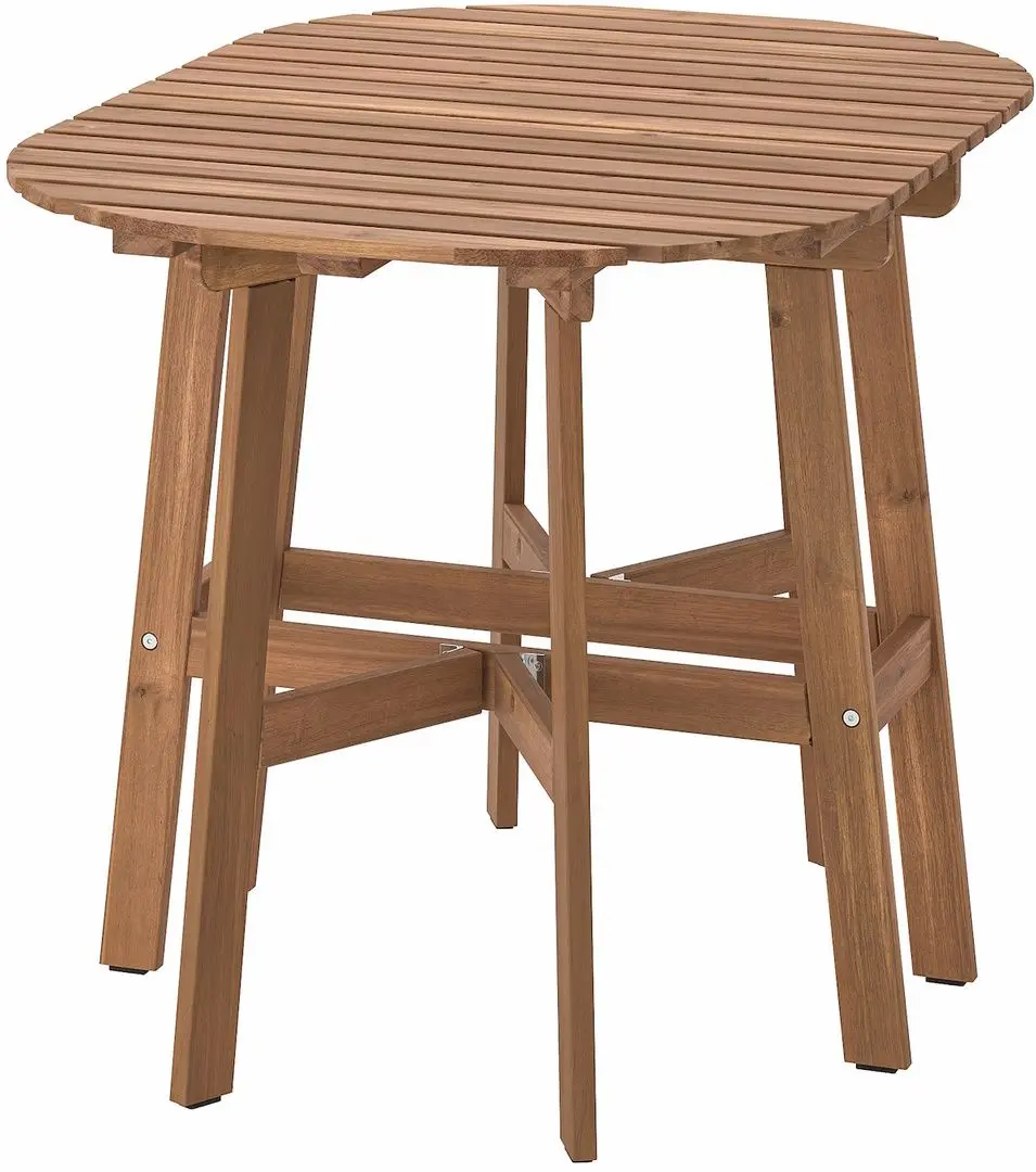 Set mobilier de gradina Ikea Askholmen/Froson/Duvholmen 4 scaune/pliabil 60x30 (Maro Inchis/Bej)