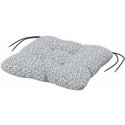 Set mobilier de gradina Ikea Askholmen/Klosan 4 scaune/cu cotiere 143x75 (Maro Inchis/Albastru) Thumb