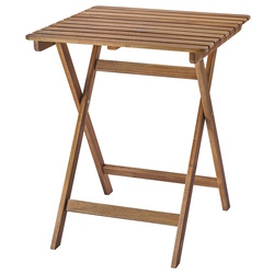Set mobilier de gradina Ikea Askholmen/Kuddarna 60x62 (Maro inchis/Gri deschis-bej) Thumb