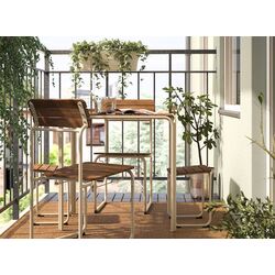 Set mobilier de gradina Ikea Furuon 2 scaune/2 taburete 75x56 (Maro)