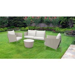 Set mobilier de gradina Ikea Havsten/Lagaskär 2 fotolii/canapea (Bej)