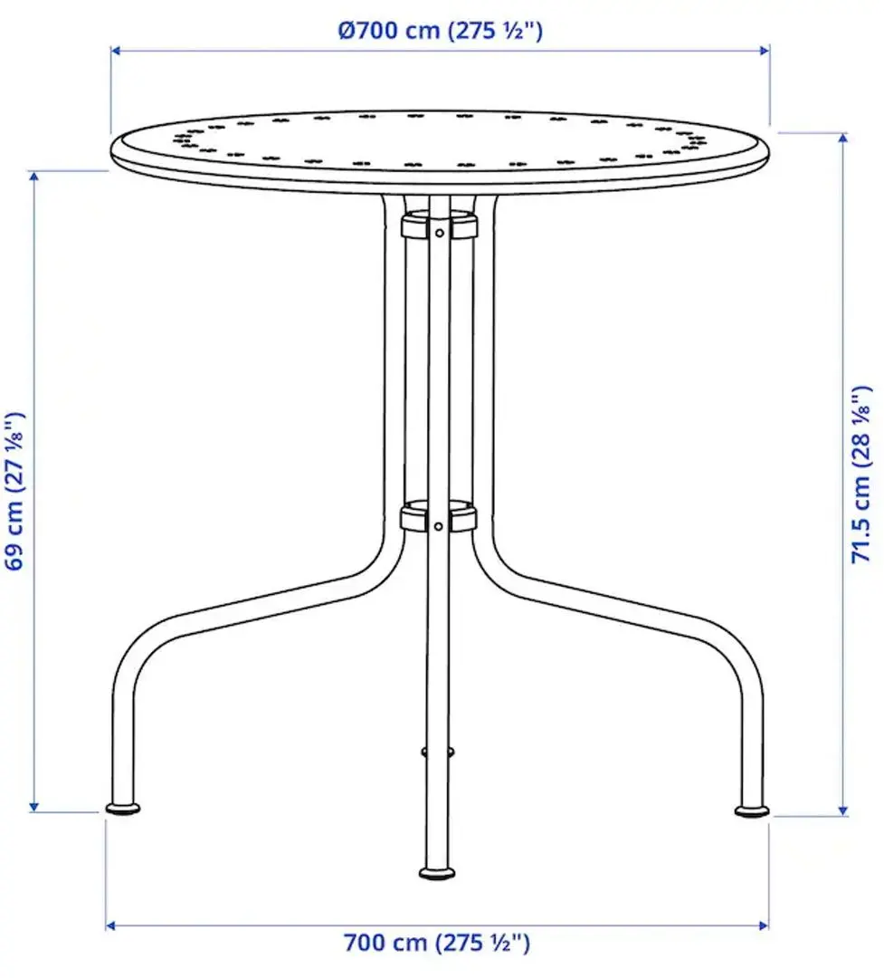 Set mobilier de gradina Ikea Lacko 2 scaune (Gri)