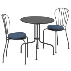 Set mobilier de gradina Ikea Lacko 2 scaune (Gri/Froson/Duvholmen Albastru) Thumb
