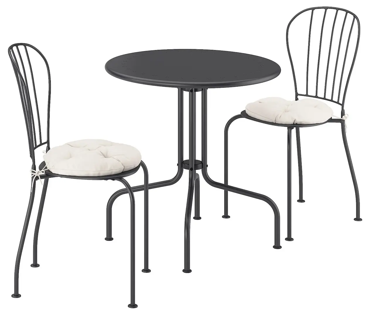 Set mobilier de gradina Ikea Lacko/Kuddarna 70 (Gri/Gri deschis-bej)