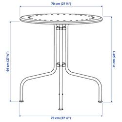 Set mobilier de gradina Ikea Lacko/Kuddarna 70 (Gri/Gri deschis-bej) Thumb