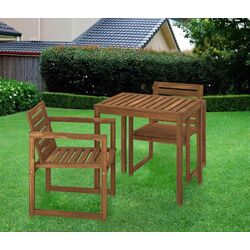 Set mobilier de gradina Ikea Nammaro 2 scaune 75 cm (Maro Deschis Vopsit)