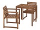 Set mobilier de gradina Ikea Nammaro 2 scaune 75 cm (Maro Deschis Vopsit)