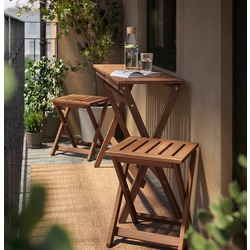Set mobilier de gradina Ikea Nammaro 2 taburete 108x37 (Maro deschis) Thumb