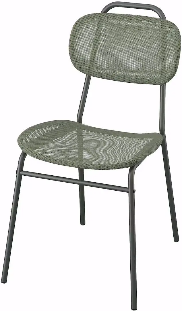 Set mobilier de gradina Ikea Nammaro/Ensholm 2 scaune 75cm (Maro Deschis/Verde)