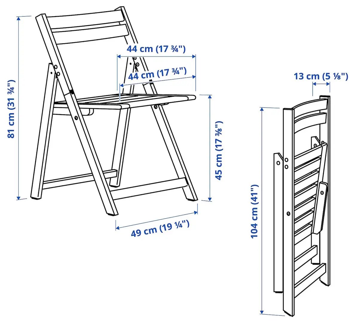 Комплект садовой мебели Ikea Nammaro/Froson/Duvholmen 108x37 (Светло-коричневый/Бежевый)