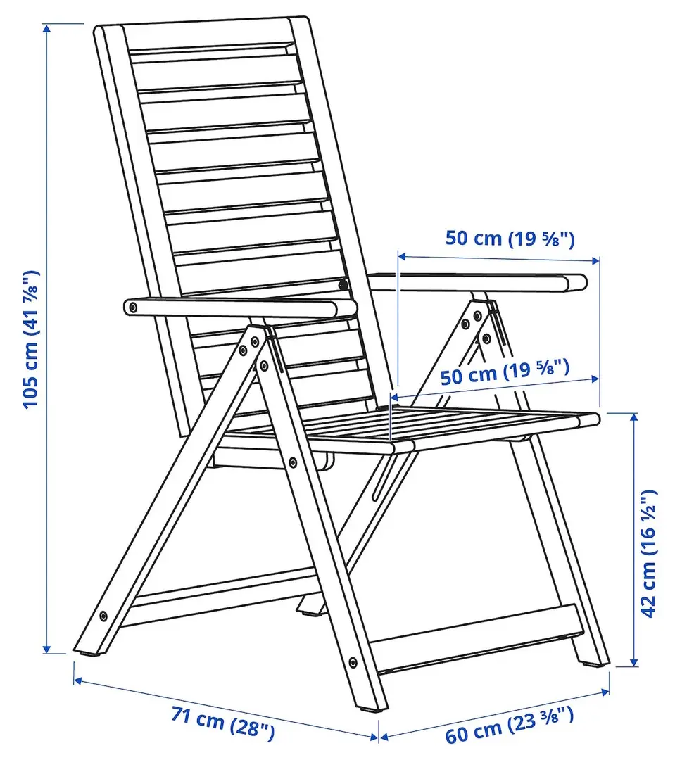 Set mobilier de gradina Ikea Nammaro/Froson/Duvholmen 130 (Maro deschis/Bej)