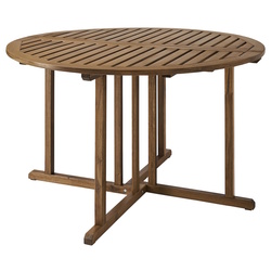 Комплект садовой мебели Ikea Nammaro/Froson/Duvholmen с подлокотниками 130 (Светло-коричневый/Бежевый) Thumb