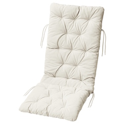 Set mobilier de gradina Ikea Nammaro/Kuddarna 130 (Maro deschis/Gri deschis-bej) Thumb