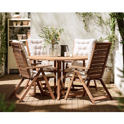Set mobilier de gradina Ikea Nammaro/Kuddarna 130 (Maro deschis/Gri deschis-bej) Thumb