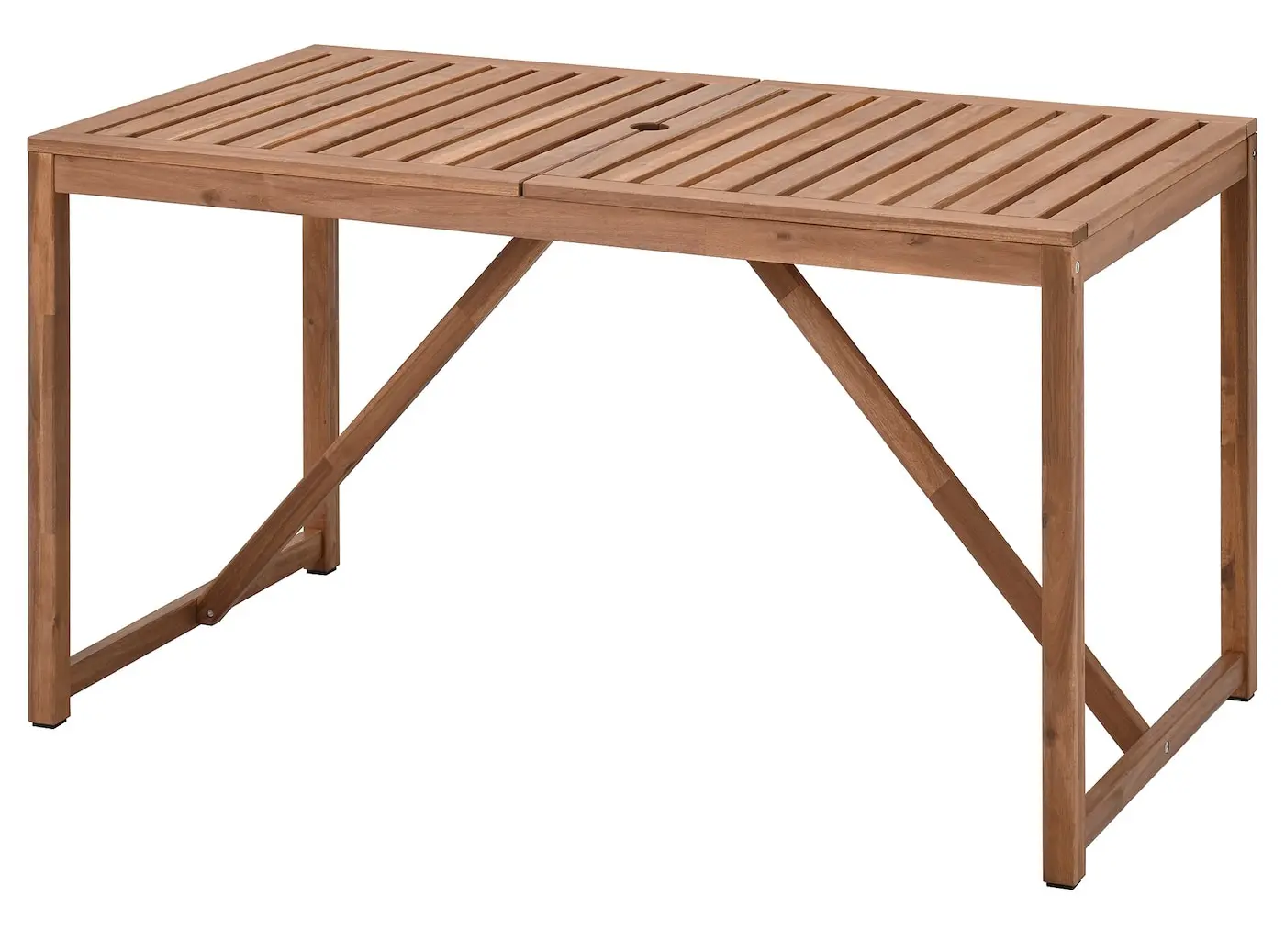 Set mobilier de gradina Ikea Nammaro/Kuddarna 140x75 (Maro deschis/Gri deschis-bej)