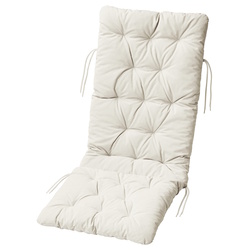 Set mobilier de gradina Ikea Nammaro/Kuddarna 140x75 (Maro deschis/Gri deschis-bej) Thumb