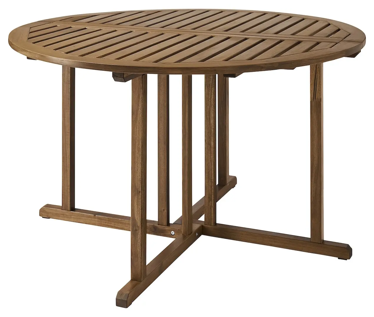 Set mobilier de gradina Ikea Nammaro/Kuddarna cu brate 130 (Maro deschis/Gri deschis-bej)