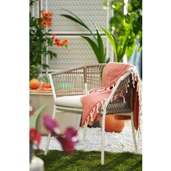 Set mobilier de gradina Ikea Segeron/Froson/Duvholmen 1+4+brate 147cm (Alb/Bej) Thumb