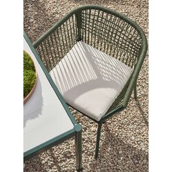 Set mobilier de gradina Ikea Segeron/Froson/Duvholmen 1+4+brate 147cm (Verde inchis/Bej) Thumb