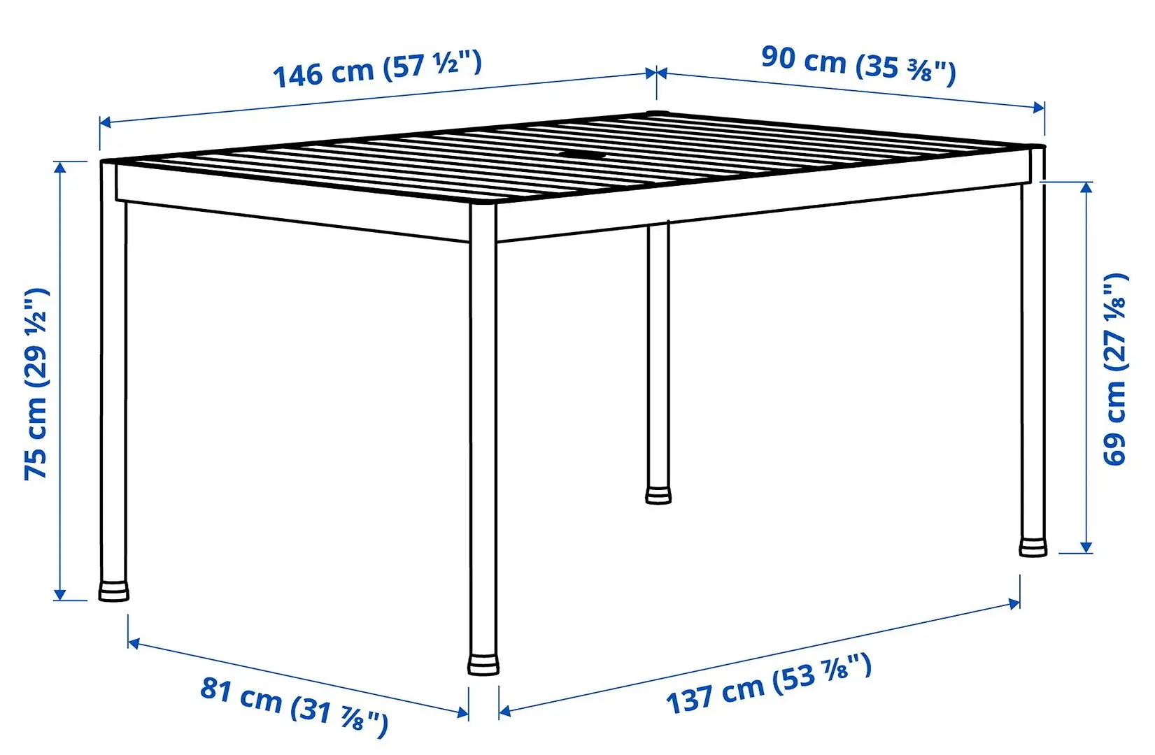 Set mobilier de gradina Ikea Segeron/Froson/Duvholmen 1+4+brate 147cm (Verde inchis/Bej)