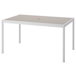 Set mobilier de gradina Ikea Segeron/Froson/Duvholmen 1+6+brate 147cm (Alb/Bej) Thumb
