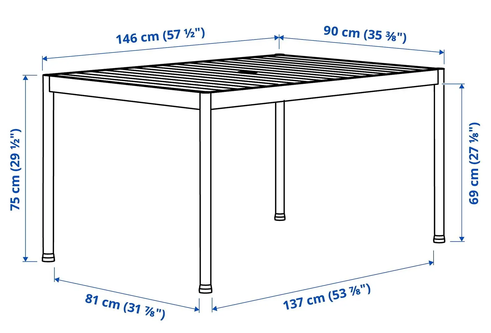 Set mobilier de gradina Ikea Segeron/Froson/Duvholmen 1+6+brate 147cm (Verde inchis/Bej)