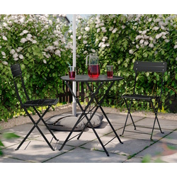 Set mobilier de gradina Ikea Sundso 2 scaune/pliante 65 (Antracit) Thumb