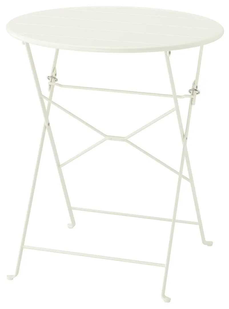 Set mobilier de gradina Ikea Sundso 2 scaune/pliante 65 (Alb murdar)