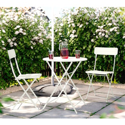 Set mobilier de gradina Ikea Sundso 2 scaune/pliante 65 (Alb murdar)