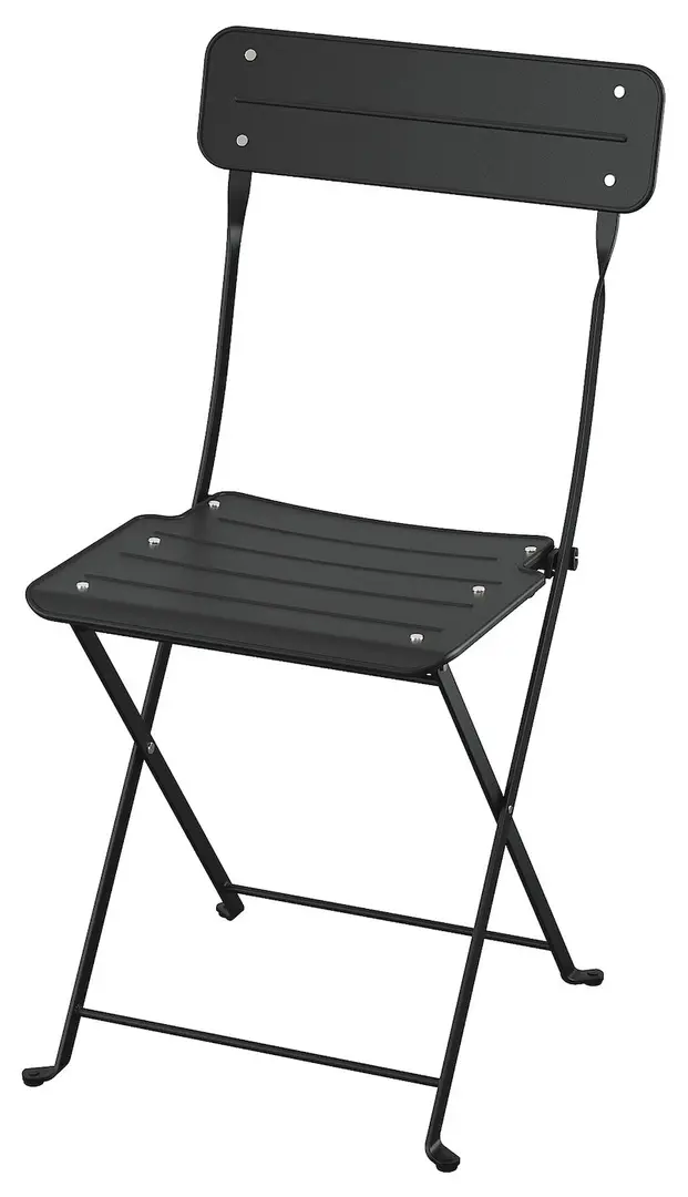 Комплект садовой мебели Ikea Sundso 2 стула/складные 65x65 (Антрацит) - 4