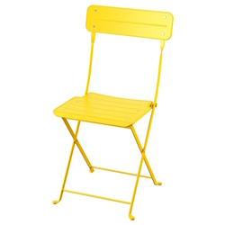 Комплект садовой мебели Ikea Sundso 2 стула/складные 65x65 (Неоновый желтый) Thumb