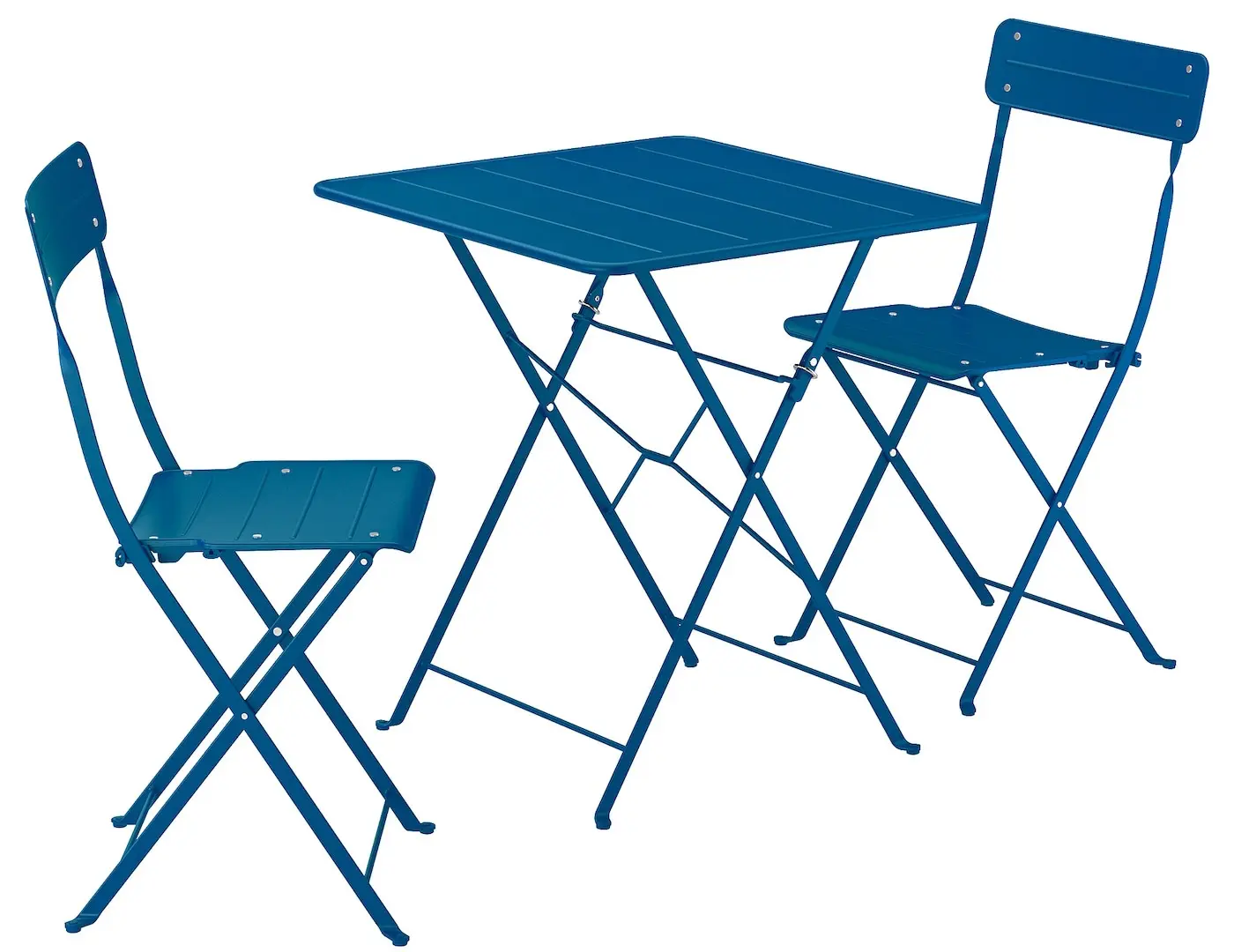 Комплект садовой мебели Ikea Sundso 2 стула/складные 65x65 (Темно-синий) - 2