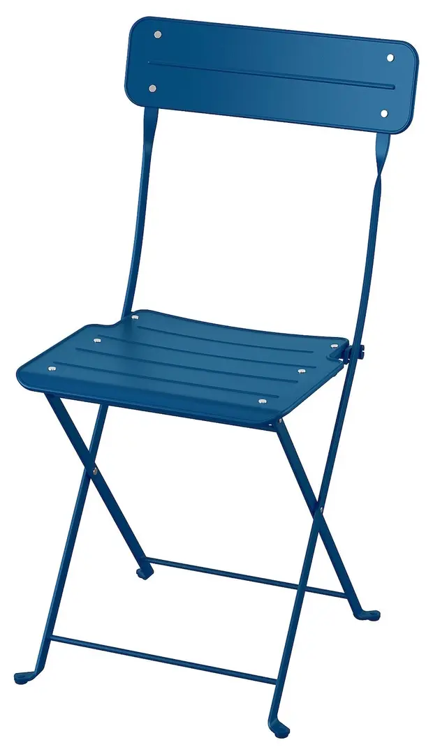 Комплект садовой мебели Ikea Sundso 2 стула/складные 65x65 (Темно-синий) - 4