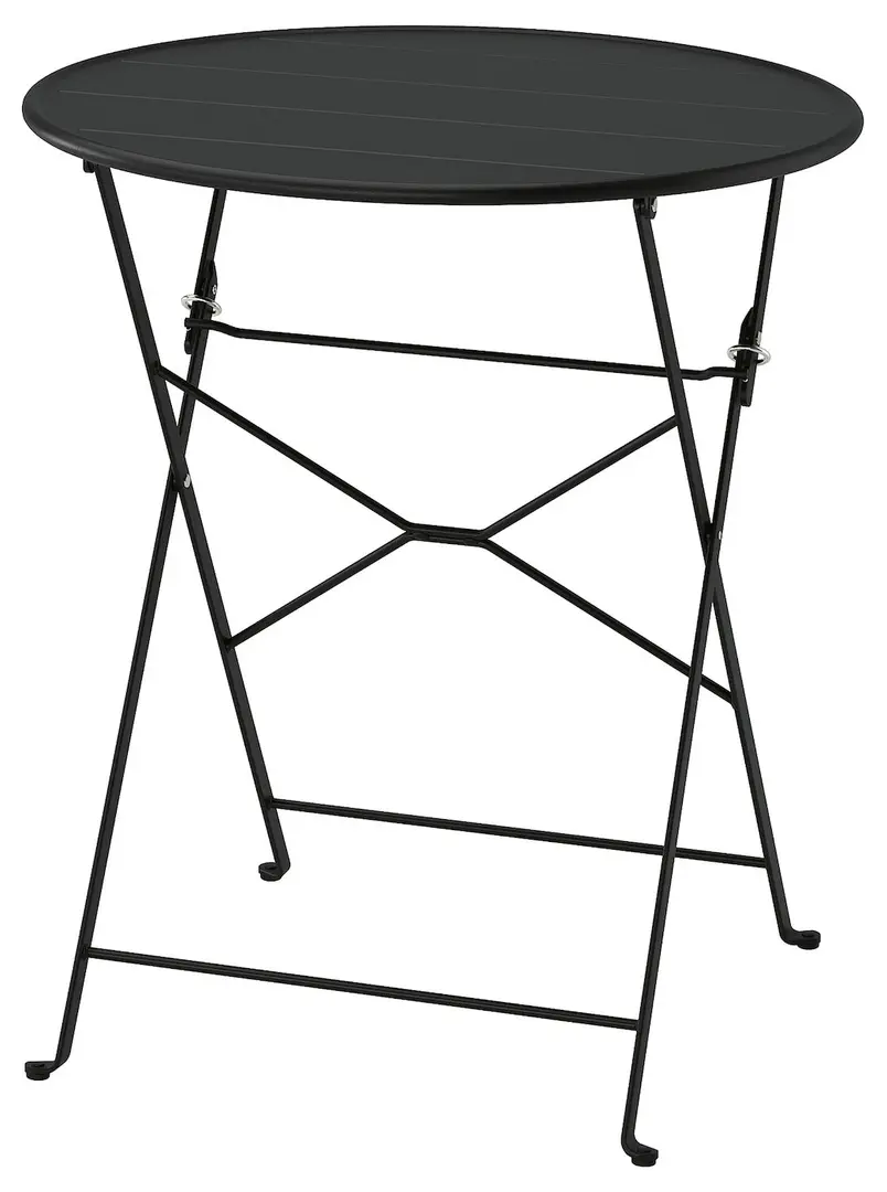 Set mobilier de gradina Ikea Sundso/Kuddarna 2 scaune/pliante 65 (Antracit/Gri deschis-bej)