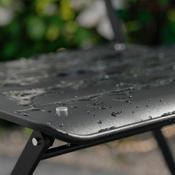 Set mobilier de gradina Ikea Sundso/Kuddarna 2 scaune/pliante 65 (Antracit/Gri deschis-bej) Thumb