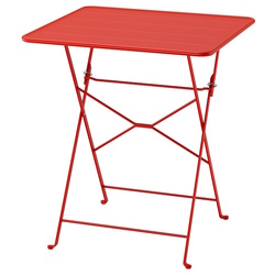 Set mobilier de gradina Ikea Sundso/Kuddarna 2 scaune/pliante 65x65 (Rosu deschis/Gri deschis-bej) Thumb