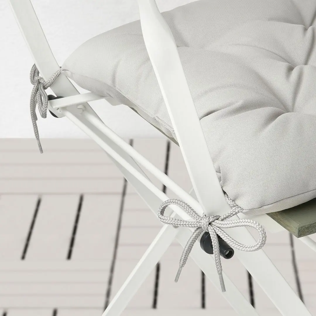 Set mobilier de gradina Ikea Tarno 2 scaune (Alb/Verde)