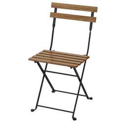 Set mobilier de gradina Ikea Tarno 2 scaune pliante (Negru/Maro Deschis Vopsit/Froson/Duvholmen Bej) Thumb