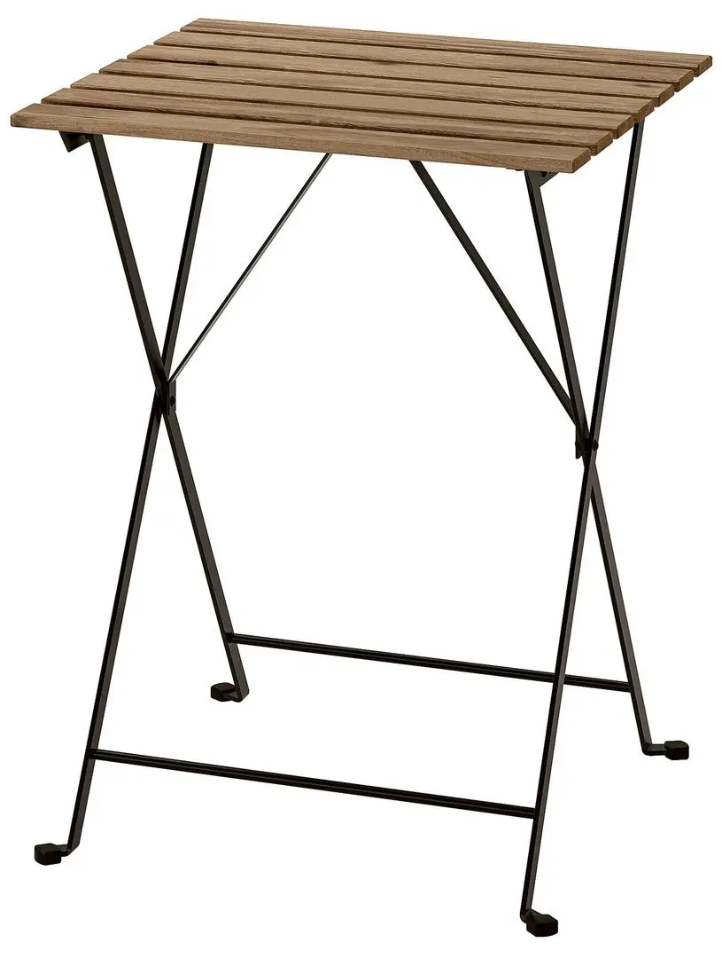 Set mobilier de gradina Ikea Tarno 2 scaune pliante (Negru/Maro Deschis Vopsit/Froson/Duvholmen Gri Inchis)