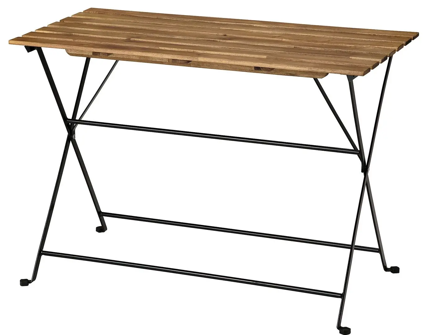 Комплект садовой мебели Ikea Tarno 4 стула (Черный/Светло-коричневая Морилка/Фресен/Дувхольмен Бежевый)