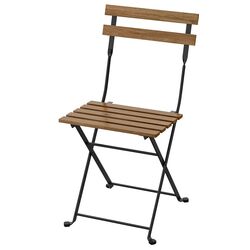 Комплект садовой мебели Ikea Tarno 4 стула (Черный/Светло-коричневая Морилка/Фресен/Дувхольмен Бежевый) Thumb