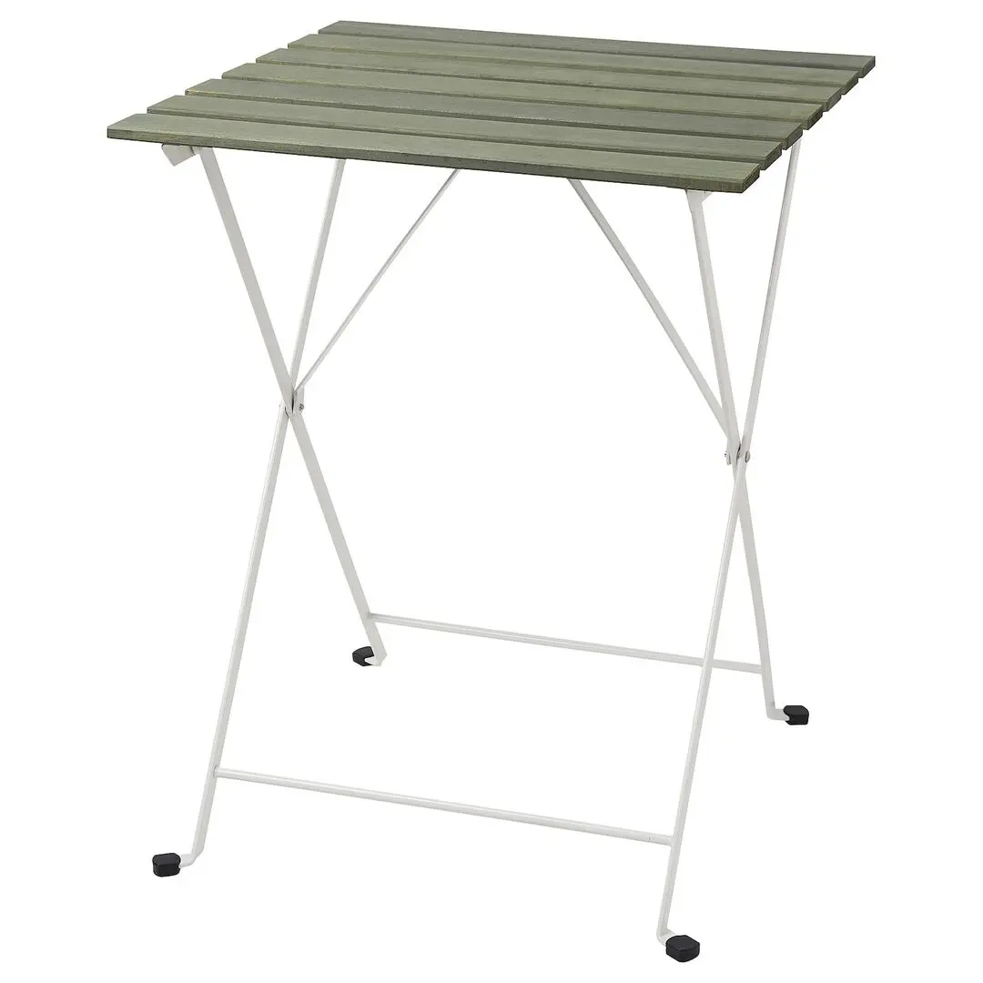 Set mobilier de gradina Ikea Tarno/Kuddarna 55x54 (Alb/Verde/Gri deschis-bej)
