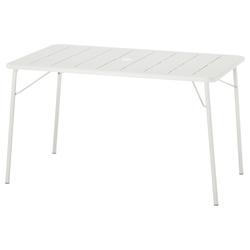 Set mobilier de gradina Ikea Torparo 130x74 (Alb) Thumb