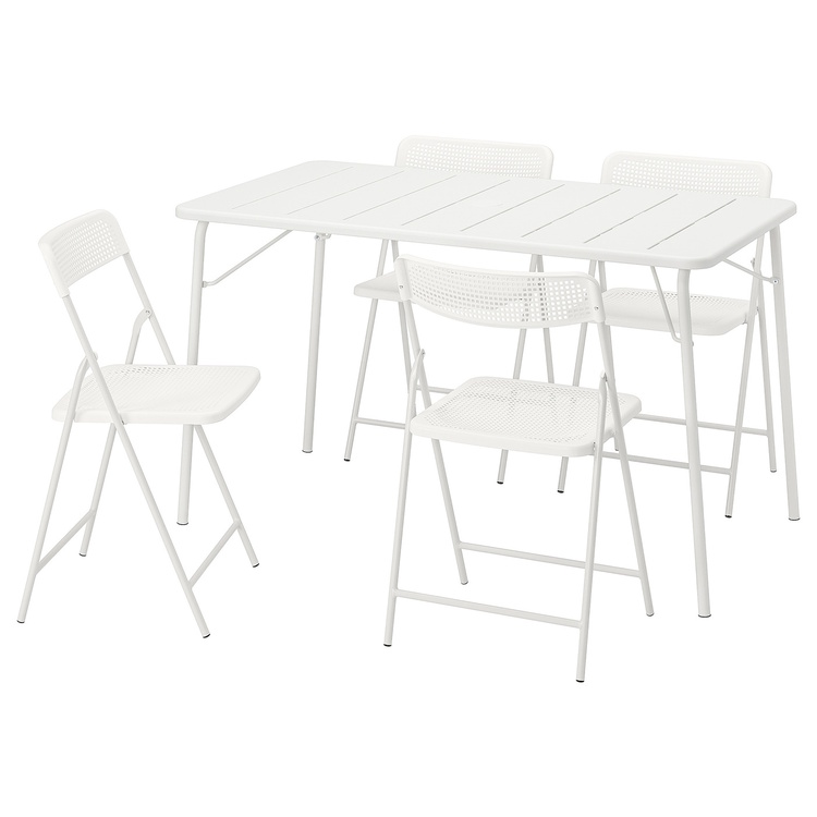 Set mobilier de gradina Ikea Torparo 70x42 (Alb)