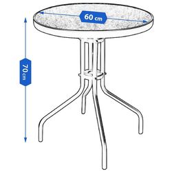 Комплект садовой мебели Jumi Fiesta OM-967960 (Black) Thumb