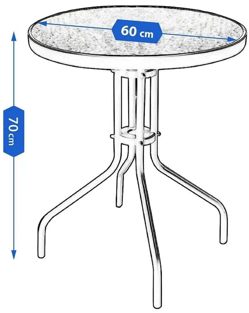 Комплект садовой мебели Jumi Fiesta OM-967960 (Black) - 3