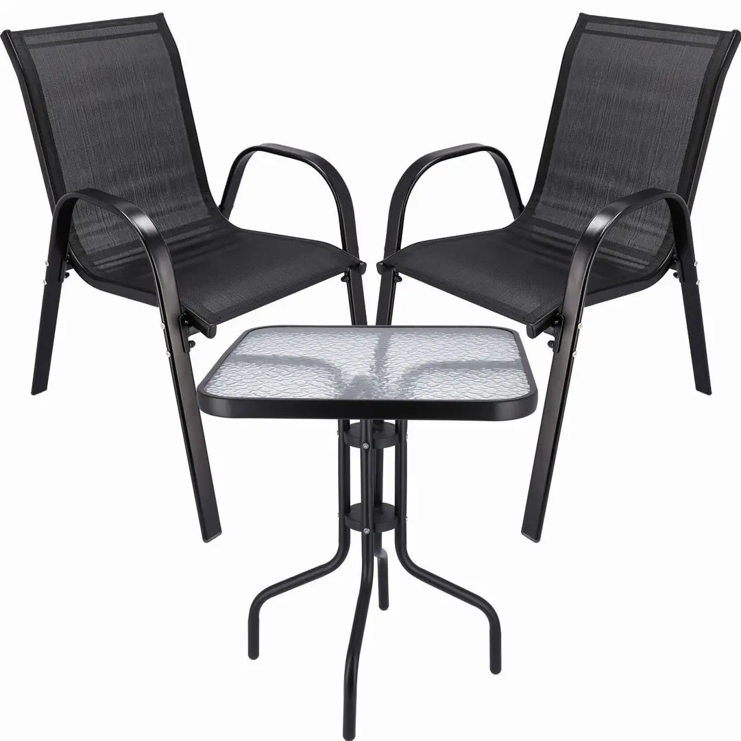 Set mobilier de gradina Jumi Fiesta OM-967977 (Black) - 2